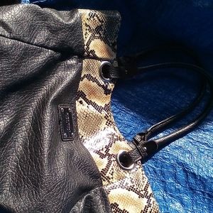 Snakeskin purse